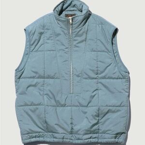 Beam’s Puffy Vest, quilted, light blue, XL